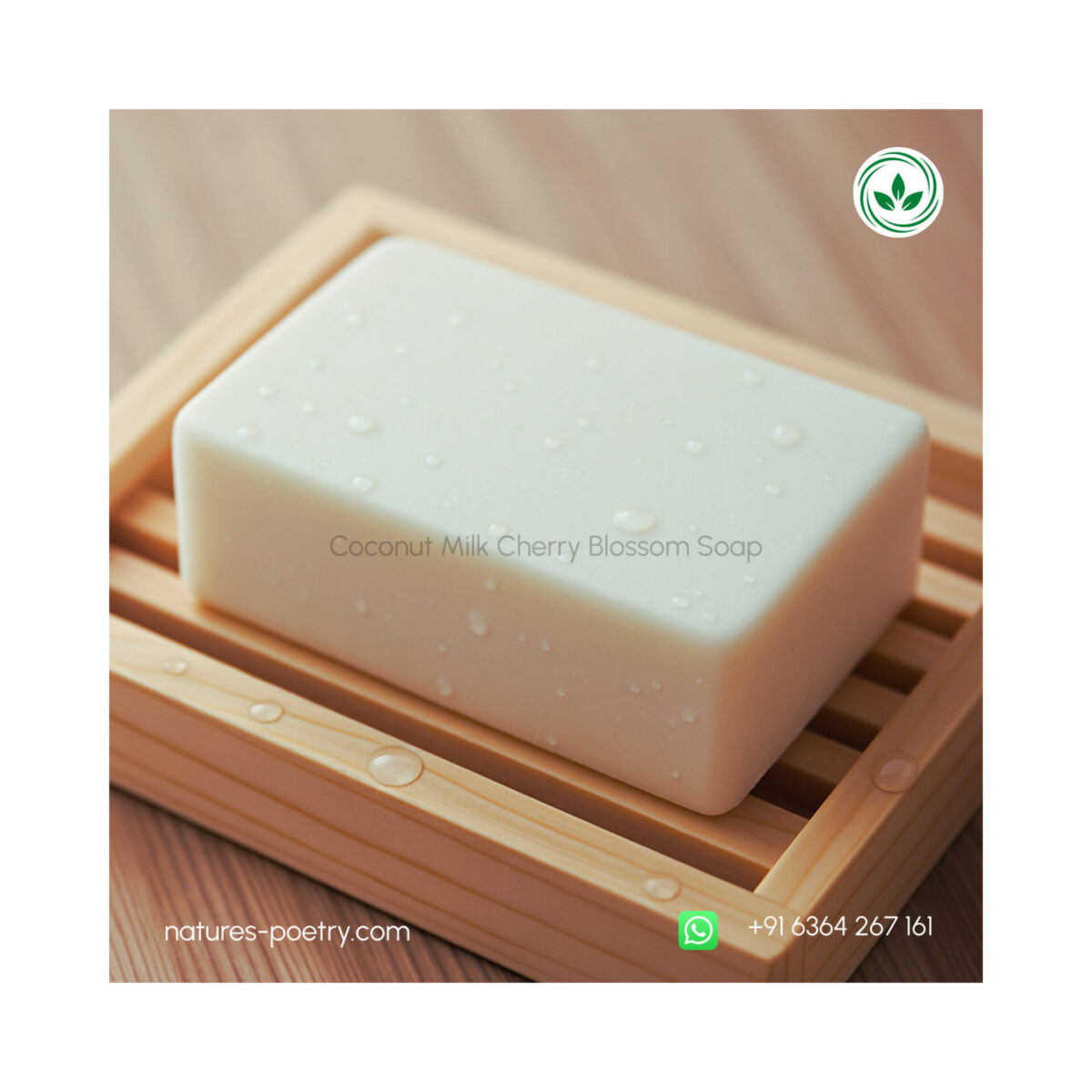 Coconut Milk Cherry Blossom Soap