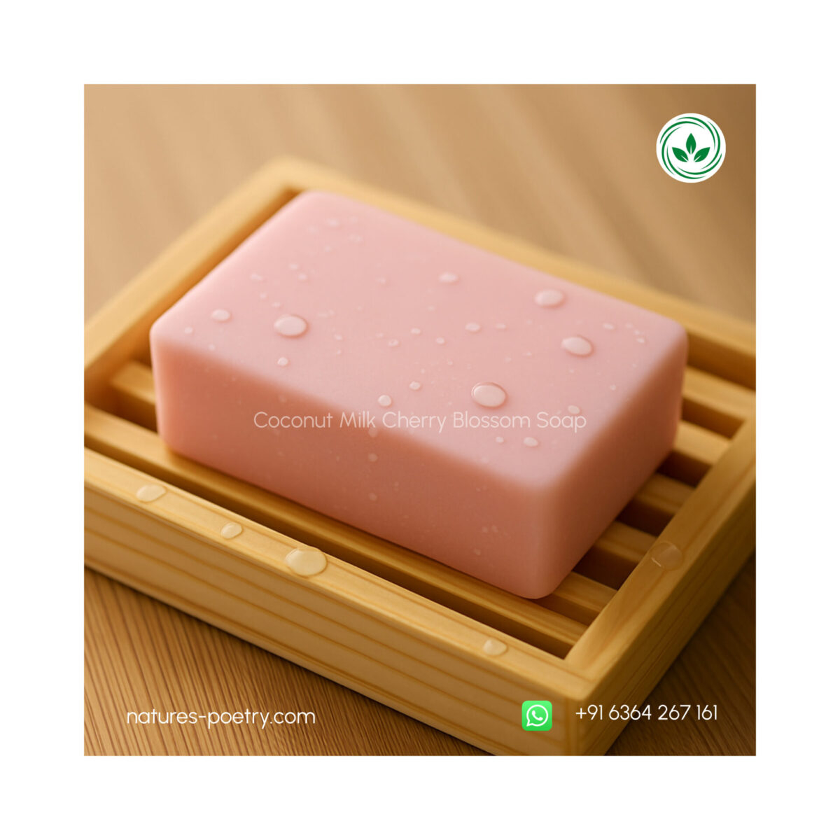 Coconut Milk Cherry Blossom Soap