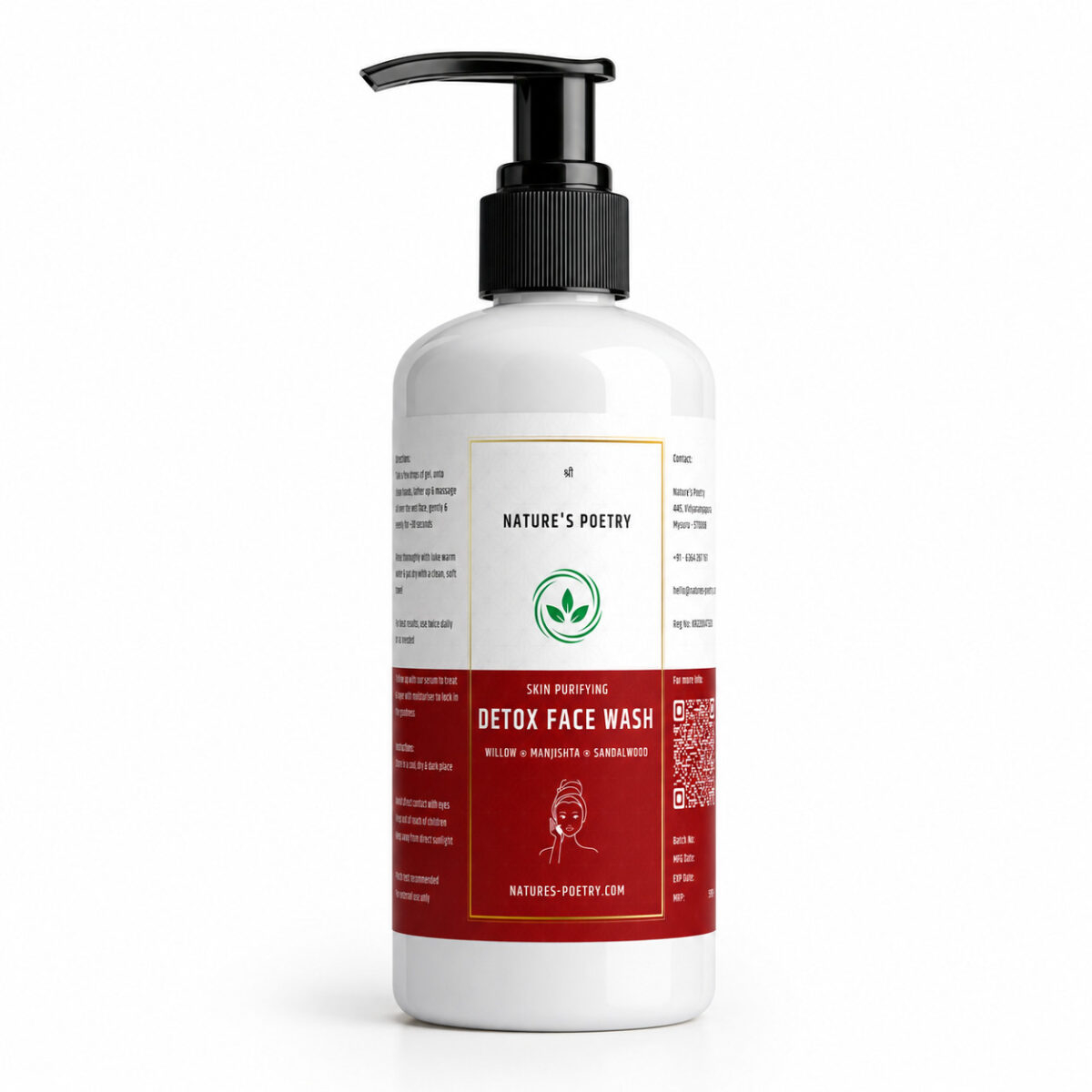 Detox Face Wash - Manjishta Sandalwood